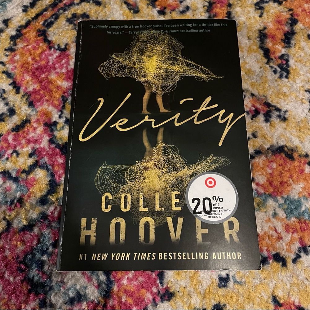 “Verity” by Colleen Hoover book